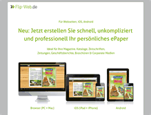 Tablet Screenshot of flip-web.de